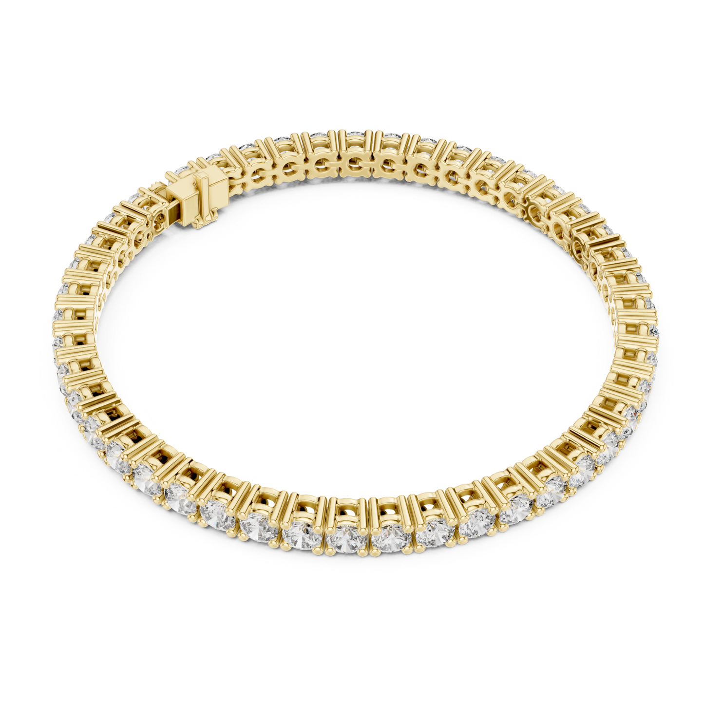 Round Cut Lab Grown Diamond Tennis Bracelet - HIGHCARAT DIAMONDS