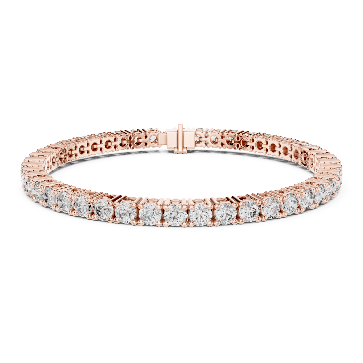 Round Cut Lab Grown Diamond Tennis Bracelet - HIGHCARAT DIAMONDS