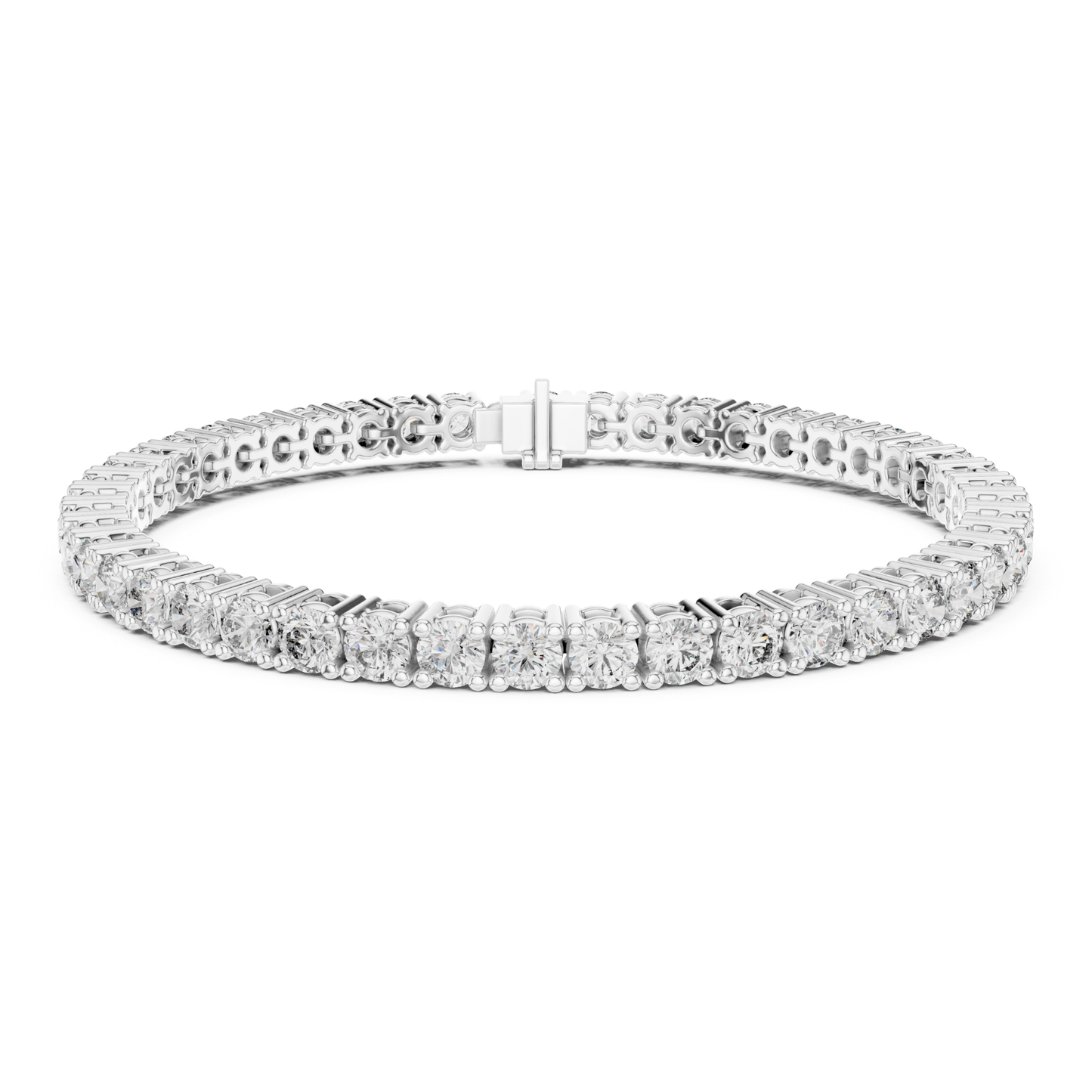 Round Cut Lab Grown Diamond Tennis Bracelet - HIGHCARAT DIAMONDS