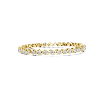 3.24  Ct Round Cut Top Grade Diamond Vintage Antique Delicate Stunning Party Wear Tennis Bracelet - HIGHCARAT DIAMONDS
