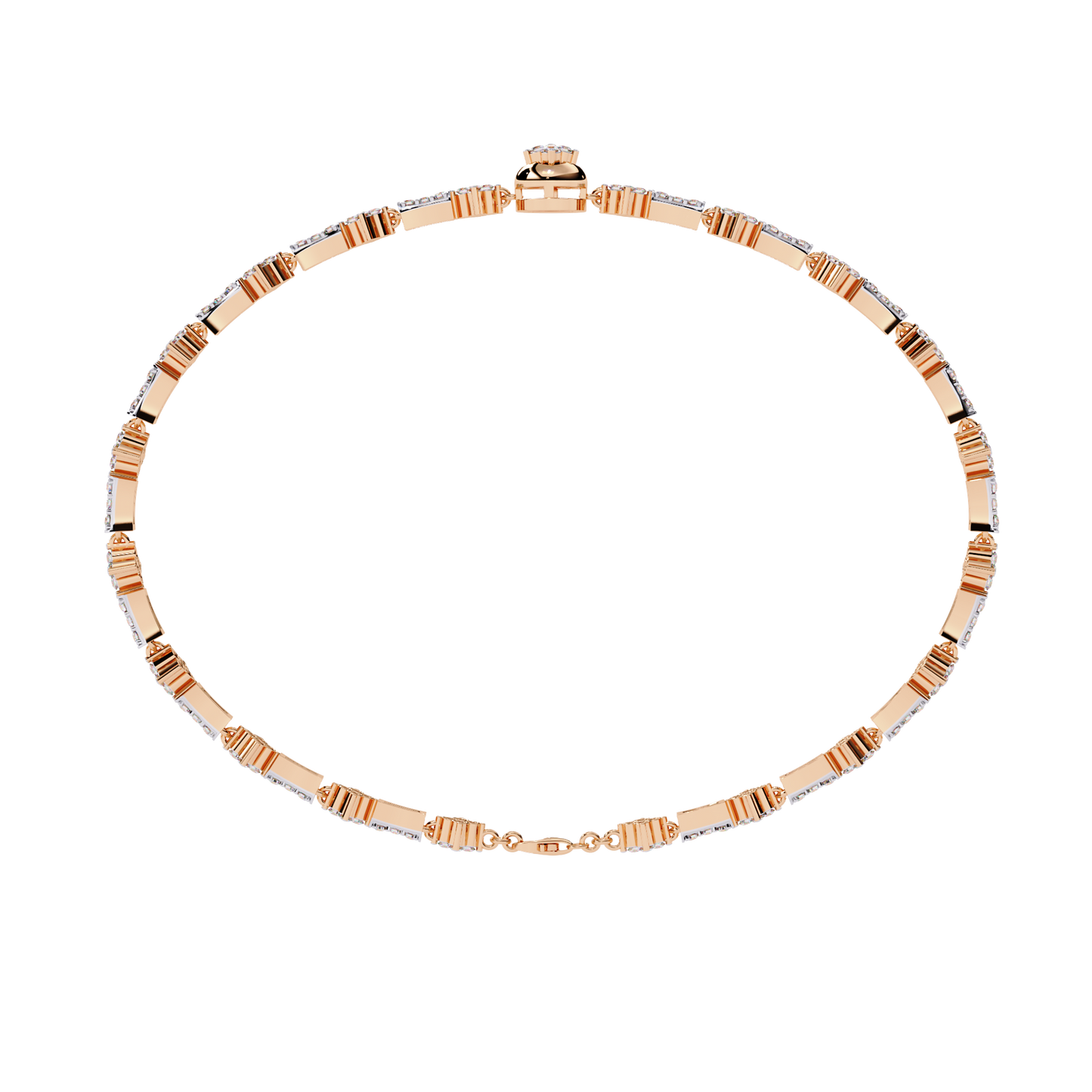 Round Cut Lab Grown Diamond Unique Delicate Classic Wedding Tennis Bracelet Gift For Women's - HIGHCARAT DIAMONDS