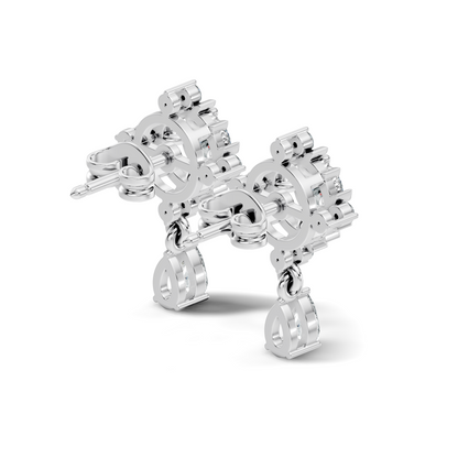 Natural & Lab Grown Round And Pear Shape Diamond For Classic Vintage Sparkling Diamond Earrings - HIGHCARAT DIAMONDS
