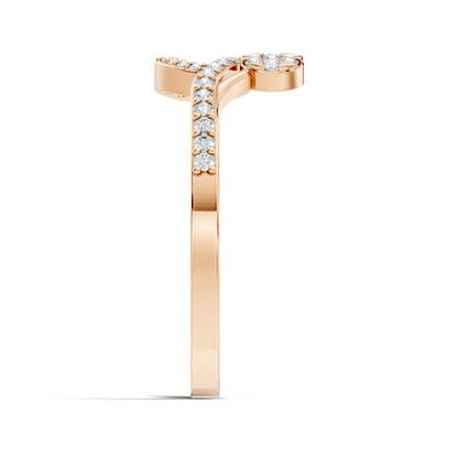 Round Cut Lab Grown and Natural Diamond Unique Delicate Vintage Daily Wear Ring For Her - HIGHCARAT DIAMONDS