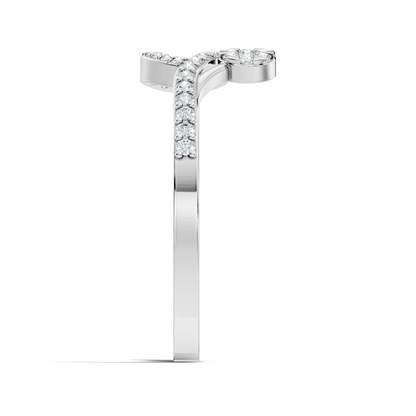 Round Cut Lab Grown and Natural Diamond Unique Delicate Vintage Daily Wear Ring For Her - HIGHCARAT DIAMONDS