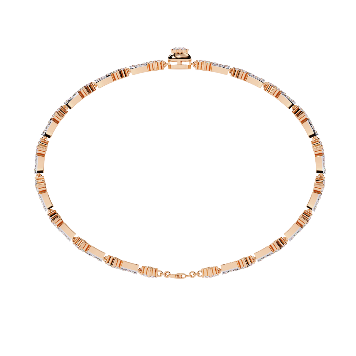 Round Cut Lab Grown Diamond Unique Delicate Classic Wedding Tennis Bracelet Gift For Women's - HIGHCARAT DIAMONDS