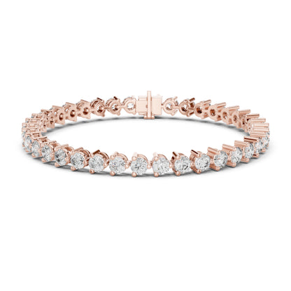 7.22 CT Round Cut Diamond Antique Delicate Vintage Sparkling Bridesmaid Tennis Bracelet Gift For Women's - HIGHCARAT DIAMONDS