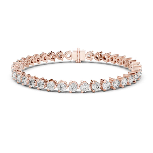 7.22 CT Round Cut Diamond Antique Delicate Vintage Sparkling Bridesmaid Tennis Bracelet Gift For Women's - HIGHCARAT DIAMONDS