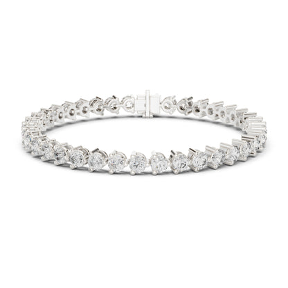 7.22 CT Round Cut Diamond Antique Delicate Vintage Sparkling Bridesmaid Tennis Bracelet Gift For Women's - HIGHCARAT DIAMONDS