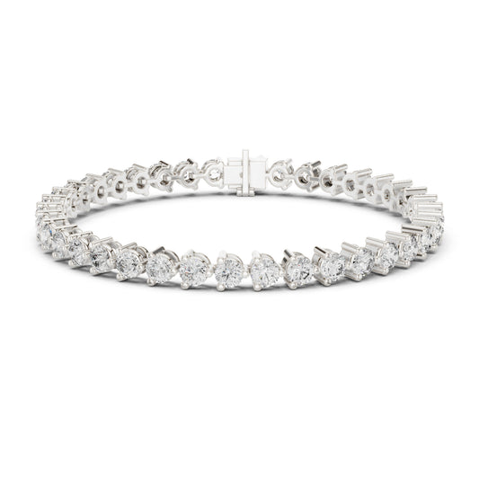 7.22 CT Round Cut Diamond Antique Delicate Vintage Sparkling Bridesmaid Tennis Bracelet Gift For Women's - HIGHCARAT DIAMONDS