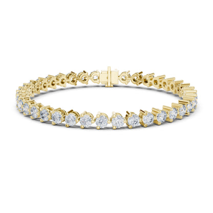 7.22 CT Round Cut Diamond Antique Delicate Vintage Sparkling Bridesmaid Tennis Bracelet Gift For Women's - HIGHCARAT DIAMONDS