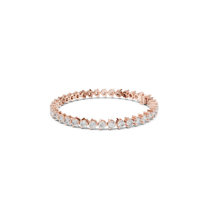 7.22 CT Round Cut Diamond Antique Delicate Vintage Sparkling Bridesmaid Tennis Bracelet Gift For Women's - HIGHCARAT DIAMONDS