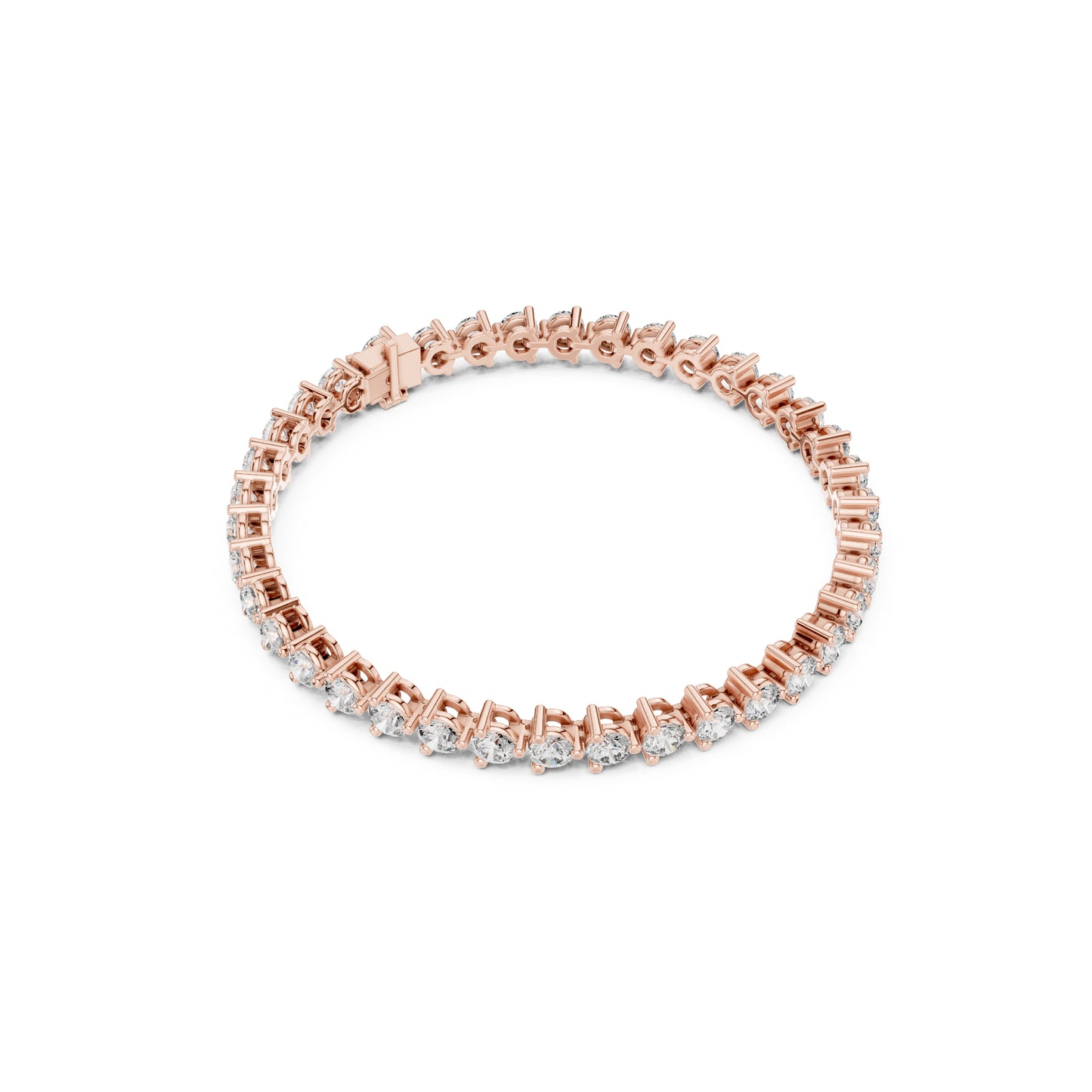 7.22 CT Round Cut Diamond Antique Delicate Vintage Sparkling Bridesmaid Tennis Bracelet Gift For Women's - HIGHCARAT DIAMONDS
