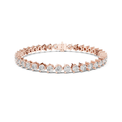 7.22 CT Round Cut Diamond Antique Delicate Vintage Sparkling Bridesmaid Tennis Bracelet Gift For Women's - HIGHCARAT DIAMONDS