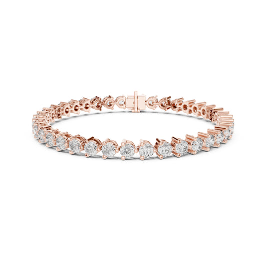 7.22 CT Round Cut Diamond Antique Delicate Vintage Sparkling Bridesmaid Tennis Bracelet Gift For Women's - HIGHCARAT DIAMONDS
