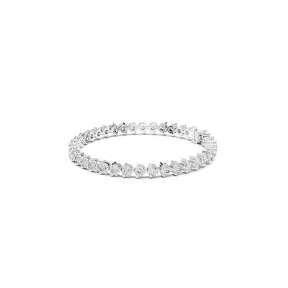 7.22 CT Round Cut Diamond Antique Delicate Vintage Sparkling Bridesmaid Tennis Bracelet Gift For Women's - HIGHCARAT DIAMONDS
