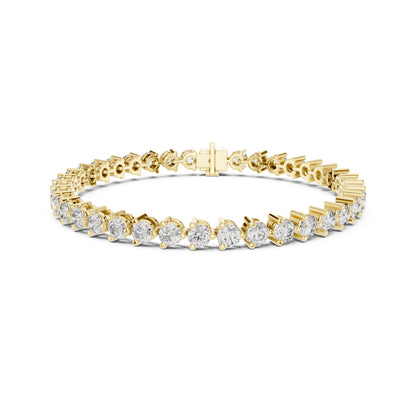 7.22 CT Round Cut Diamond Antique Delicate Vintage Sparkling Bridesmaid Tennis Bracelet Gift For Women's - HIGHCARAT DIAMONDS