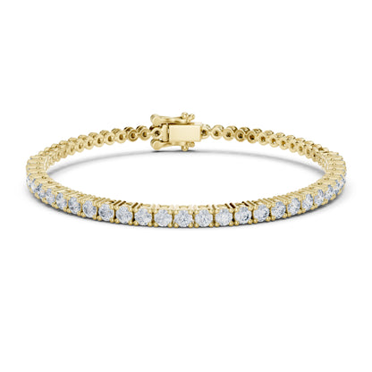 Vintage 1.80Ct Round Cut White Colorless Diamond Prong Set Minimalist Stacking Party Wear Tennis Bracelet - HIGHCARAT DIAMONDS