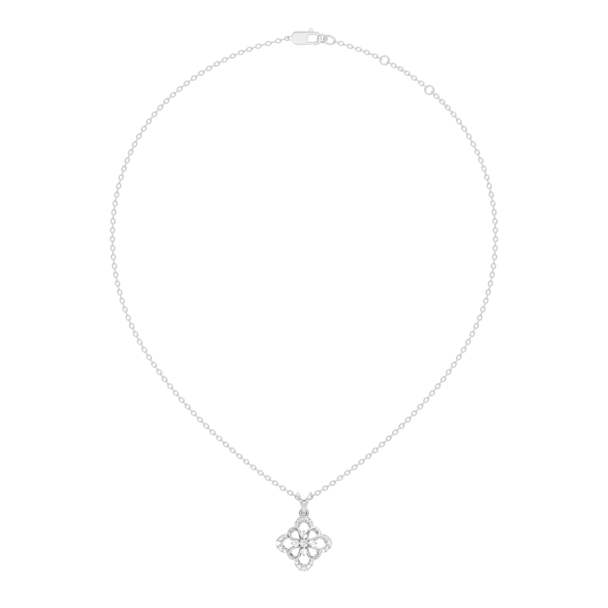 Elegant  Round Diamond Pendant 0.25 Carat Minimalist Handmade Necklace Pendant Jewelry - HIGHCARAT DIAMONDS