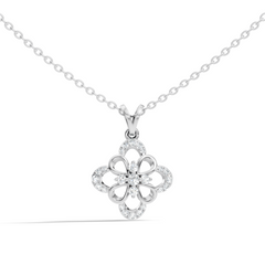 Elegant  Round Diamond Pendant 0.25 Carat Minimalist Handmade Necklace Pendant Jewelry - HIGHCARAT DIAMONDS