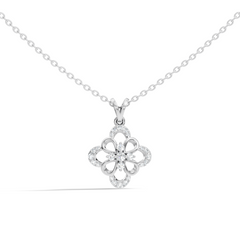 Elegant  Round Diamond Pendant 0.25 Carat Minimalist Handmade Necklace Pendant Jewelry - HIGHCARAT DIAMONDS
