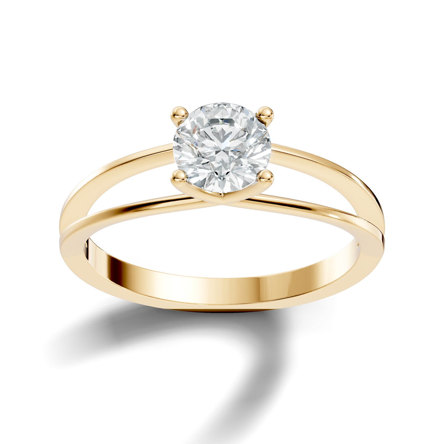 Solitaire Round Cut Lab Grown Diamond Vintage Delicate Cluster Stunning Daily Wear Ring For Her - HIGHCARAT DIAMONDS