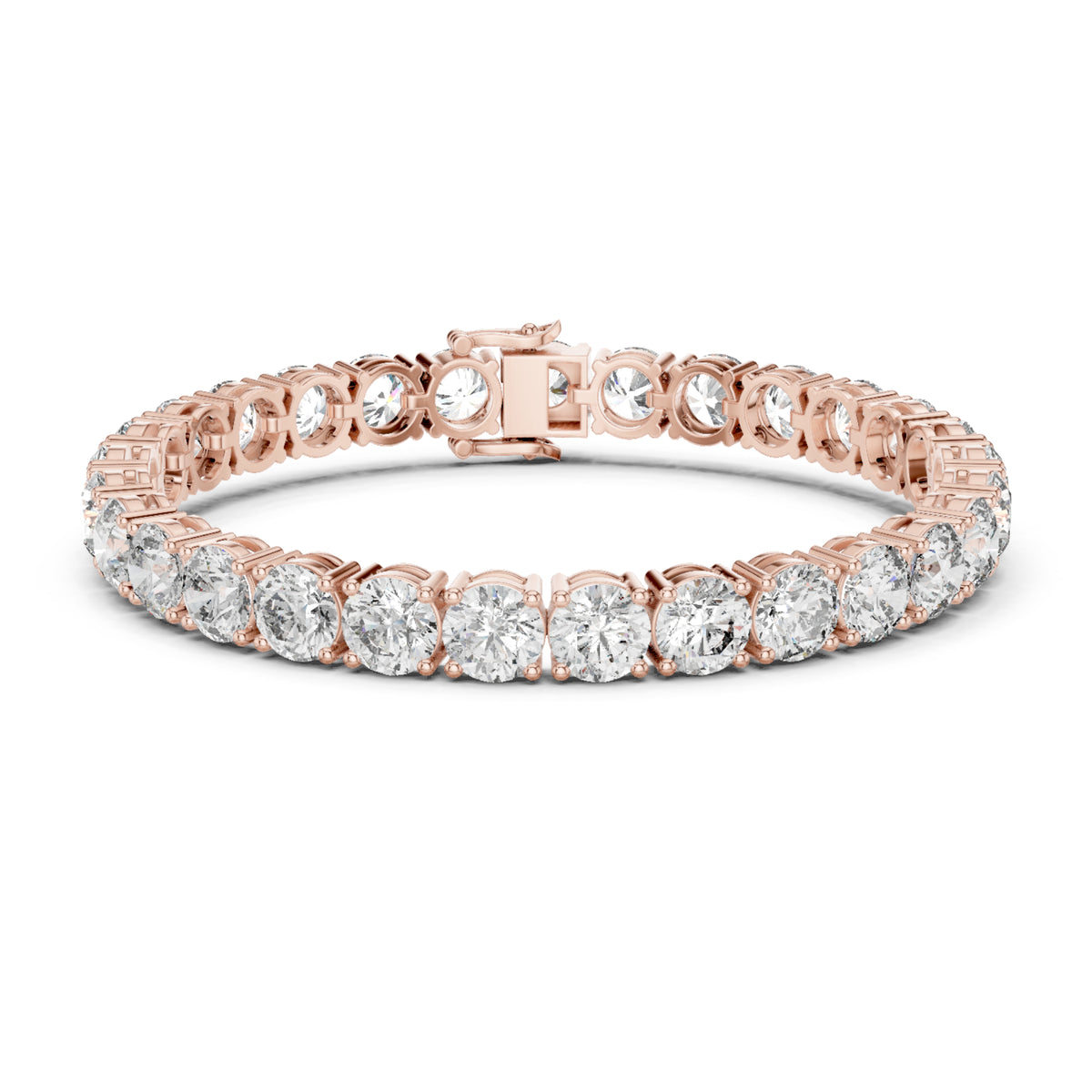 24.36Ct Round Cut Lab Grown Diamond Vintage Delicate Hand Crafted Dainty Bridesmaid Bracelet For Gift - HIGHCARAT DIAMONDS