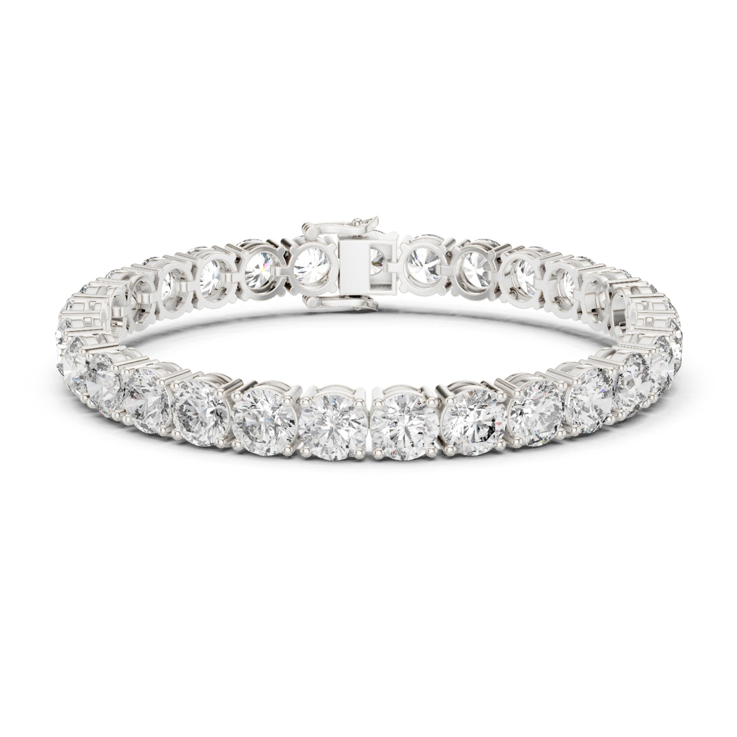 24.36Ct Round Cut Lab Grown Diamond Vintage Delicate Hand Crafted Dainty Bridesmaid Bracelet For Gift - HIGHCARAT DIAMONDS