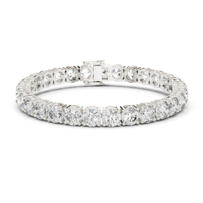 24.36Ct Round Cut Lab Grown Diamond Vintage Delicate Hand Crafted Dainty Bridesmaid Bracelet For Gift - HIGHCARAT DIAMONDS
