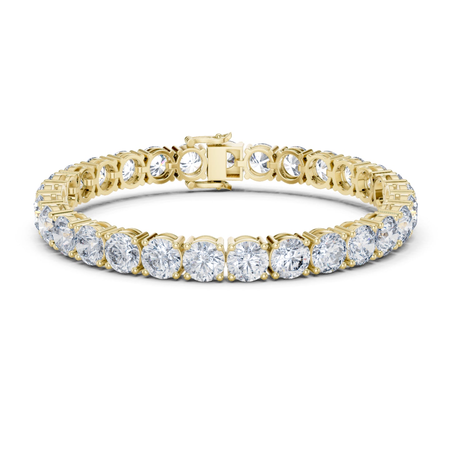 24.36Ct Round Cut Lab Grown Diamond Vintage Delicate Hand Crafted Dainty Bridesmaid Bracelet For Gift - HIGHCARAT DIAMONDS