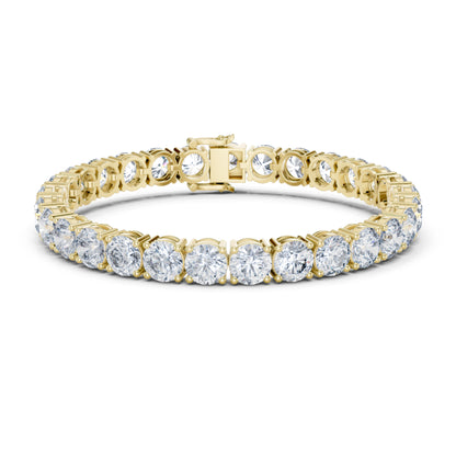 24.36Ct Round Cut Lab Grown Diamond Vintage Delicate Hand Crafted Dainty Bridesmaid Bracelet For Gift - HIGHCARAT DIAMONDS