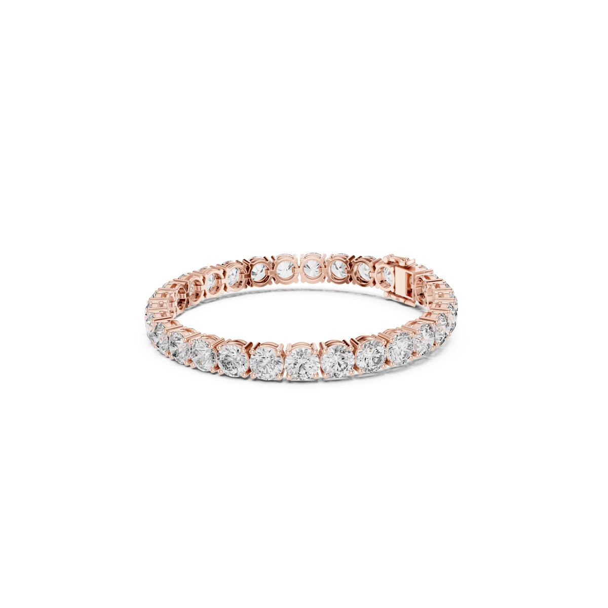 24.36Ct Round Cut Lab Grown Diamond Vintage Delicate Hand Crafted Dainty Bridesmaid Bracelet For Gift - HIGHCARAT DIAMONDS