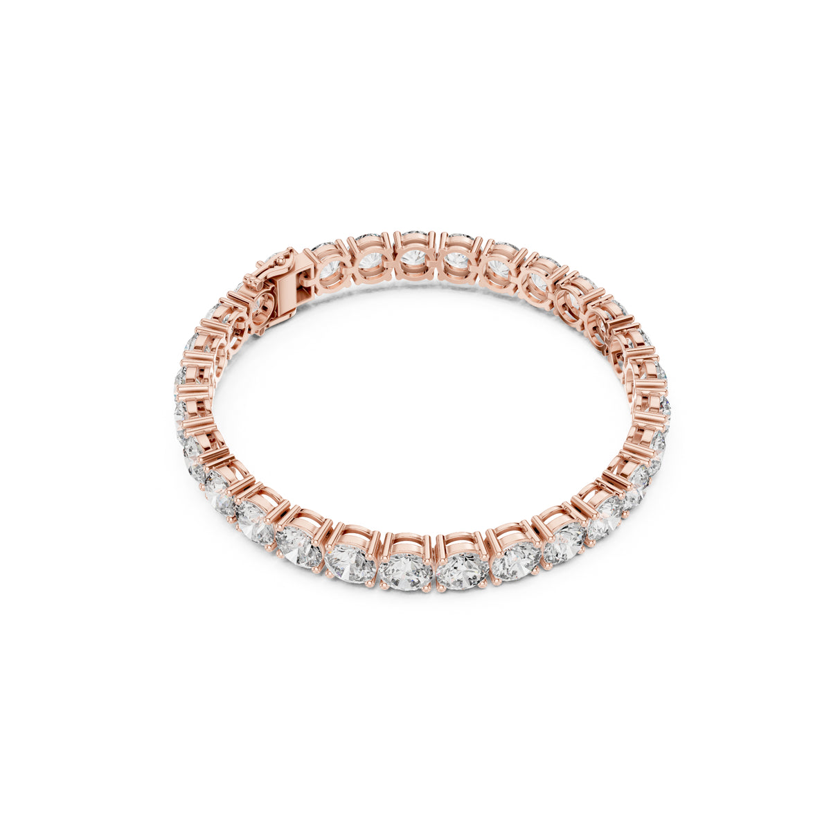 24.36Ct Round Cut Lab Grown Diamond Vintage Delicate Hand Crafted Dainty Bridesmaid Bracelet For Gift - HIGHCARAT DIAMONDS