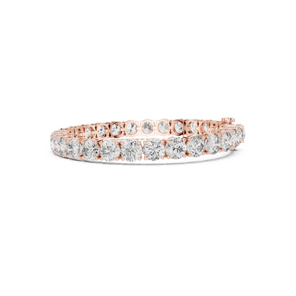 24.36Ct Round Cut Lab Grown Diamond Vintage Delicate Hand Crafted Dainty Bridesmaid Bracelet For Gift - HIGHCARAT DIAMONDS