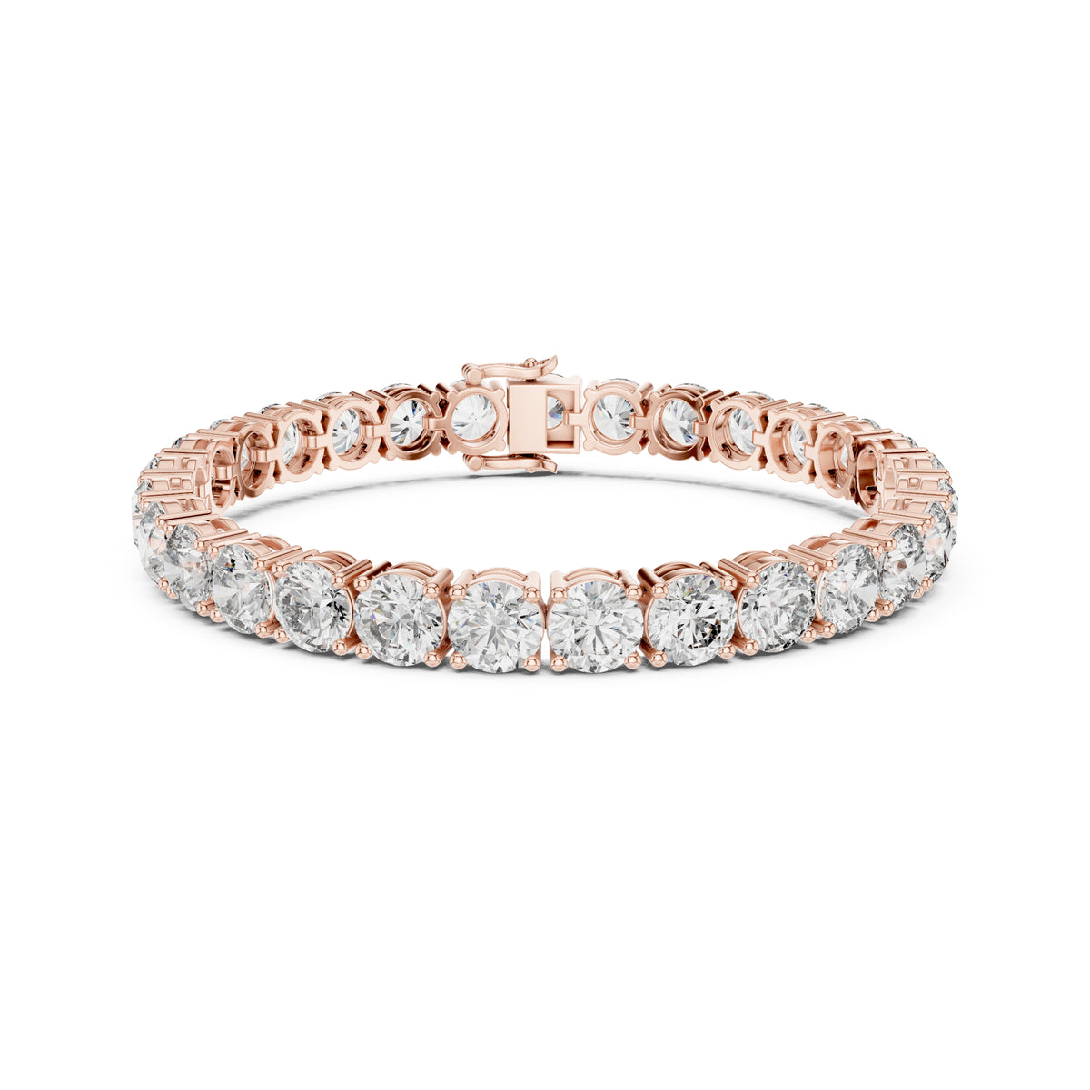 24.36Ct Round Cut Lab Grown Diamond Vintage Delicate Hand Crafted Dainty Bridesmaid Bracelet For Gift - HIGHCARAT DIAMONDS