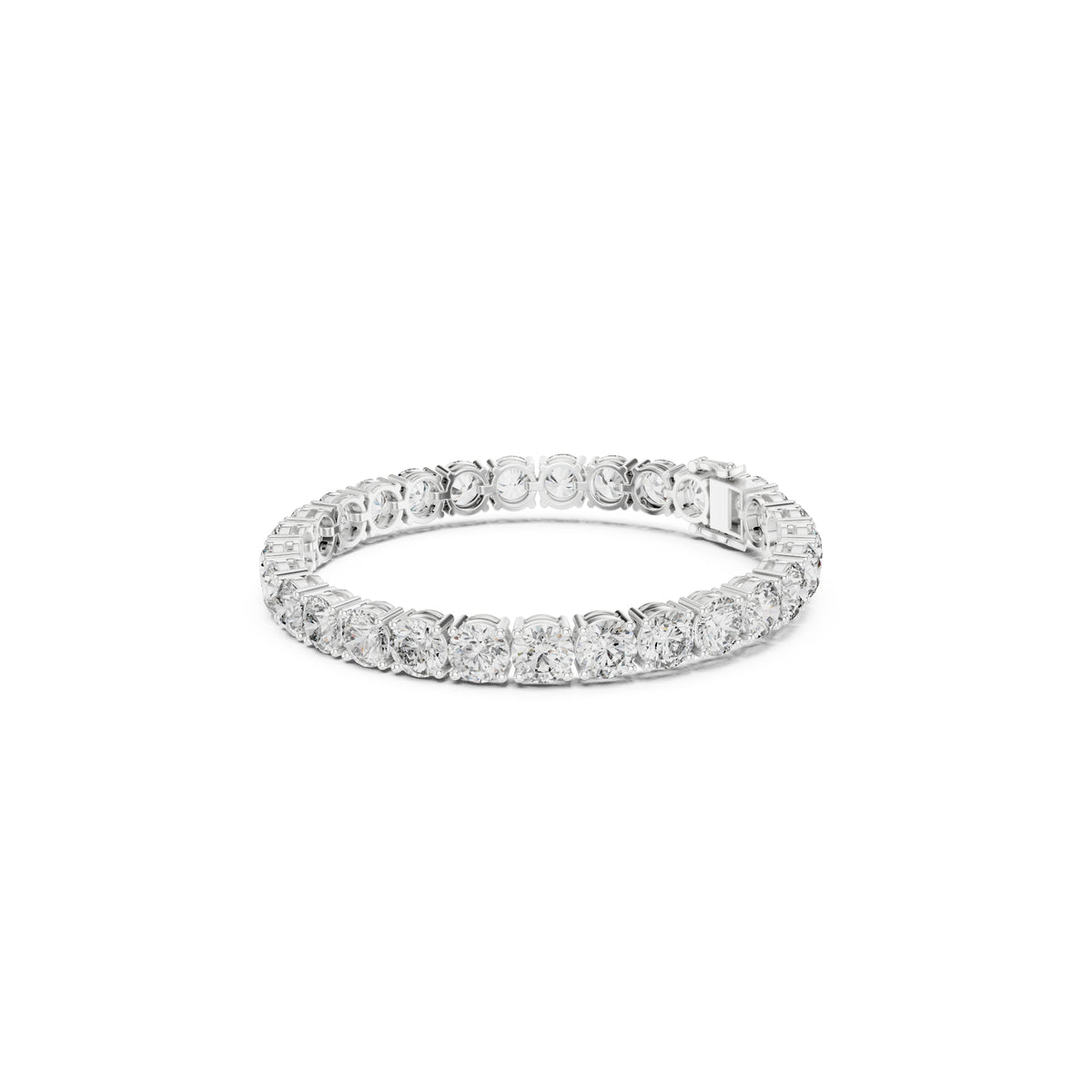 24.36Ct Round Cut Lab Grown Diamond Vintage Delicate Hand Crafted Dainty Bridesmaid Bracelet For Gift - HIGHCARAT DIAMONDS