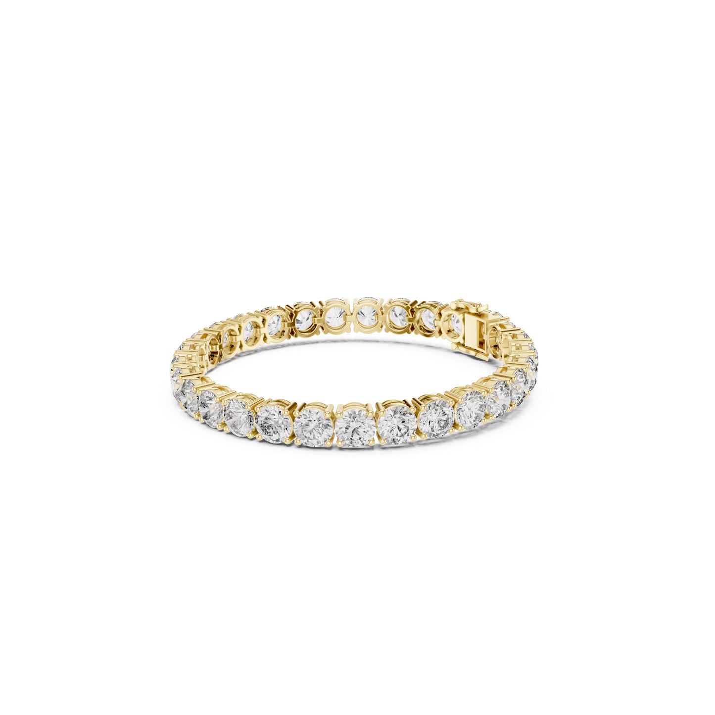 24.36Ct Round Cut Lab Grown Diamond Vintage Delicate Hand Crafted Dainty Bridesmaid Bracelet For Gift - HIGHCARAT DIAMONDS