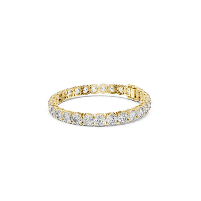 24.36Ct Round Cut Lab Grown Diamond Vintage Delicate Hand Crafted Dainty Bridesmaid Bracelet For Gift - HIGHCARAT DIAMONDS