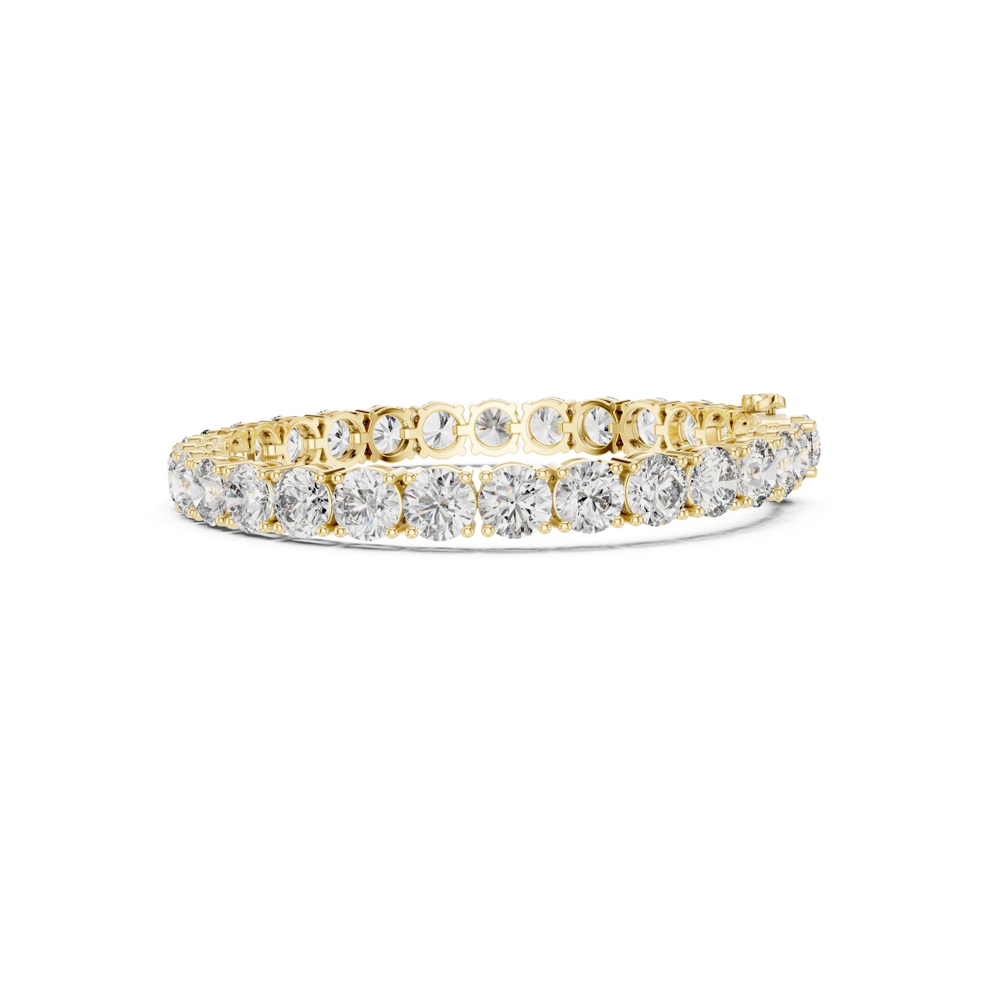 24.36Ct Round Cut Lab Grown Diamond Vintage Delicate Hand Crafted Dainty Bridesmaid Bracelet For Gift - HIGHCARAT DIAMONDS