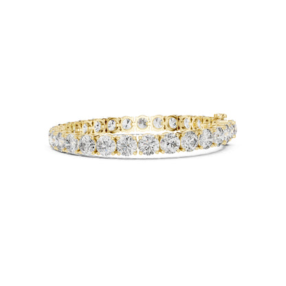 24.36Ct Round Cut Lab Grown Diamond Vintage Delicate Hand Crafted Dainty Bridesmaid Bracelet For Gift - HIGHCARAT DIAMONDS