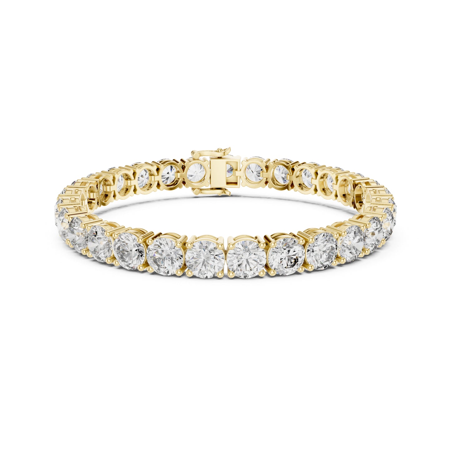 24.36Ct Round Cut Lab Grown Diamond Vintage Delicate Hand Crafted Dainty Bridesmaid Bracelet For Gift - HIGHCARAT DIAMONDS