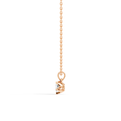 0.40 CT Round Labgrown Round Shape Diamond Pendant Perfect For Weddings & Anniversaries - HIGHCARAT DIAMONDS