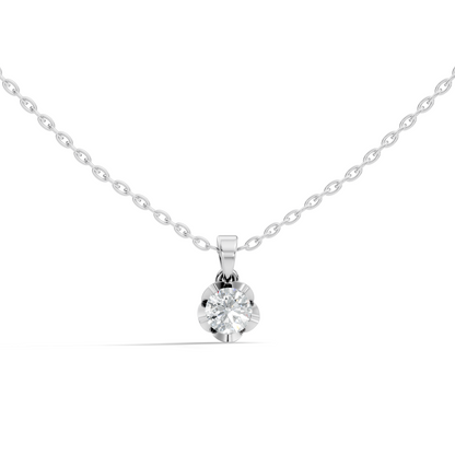 0.40 CT Round Labgrown Round Shape Diamond Pendant Perfect For Weddings & Anniversaries - HIGHCARAT DIAMONDS