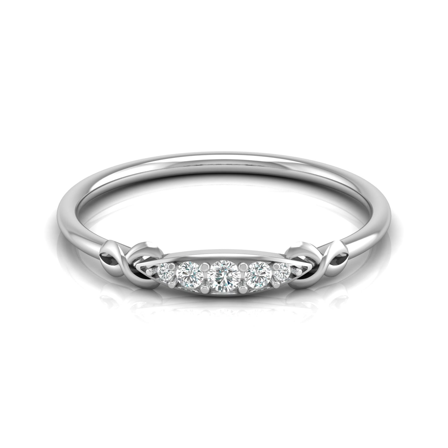 Round Cut Labgrown Or Natural Diamond Women jewelry Band Rings Unique & Charming - HIGHCARAT DIAMONDS