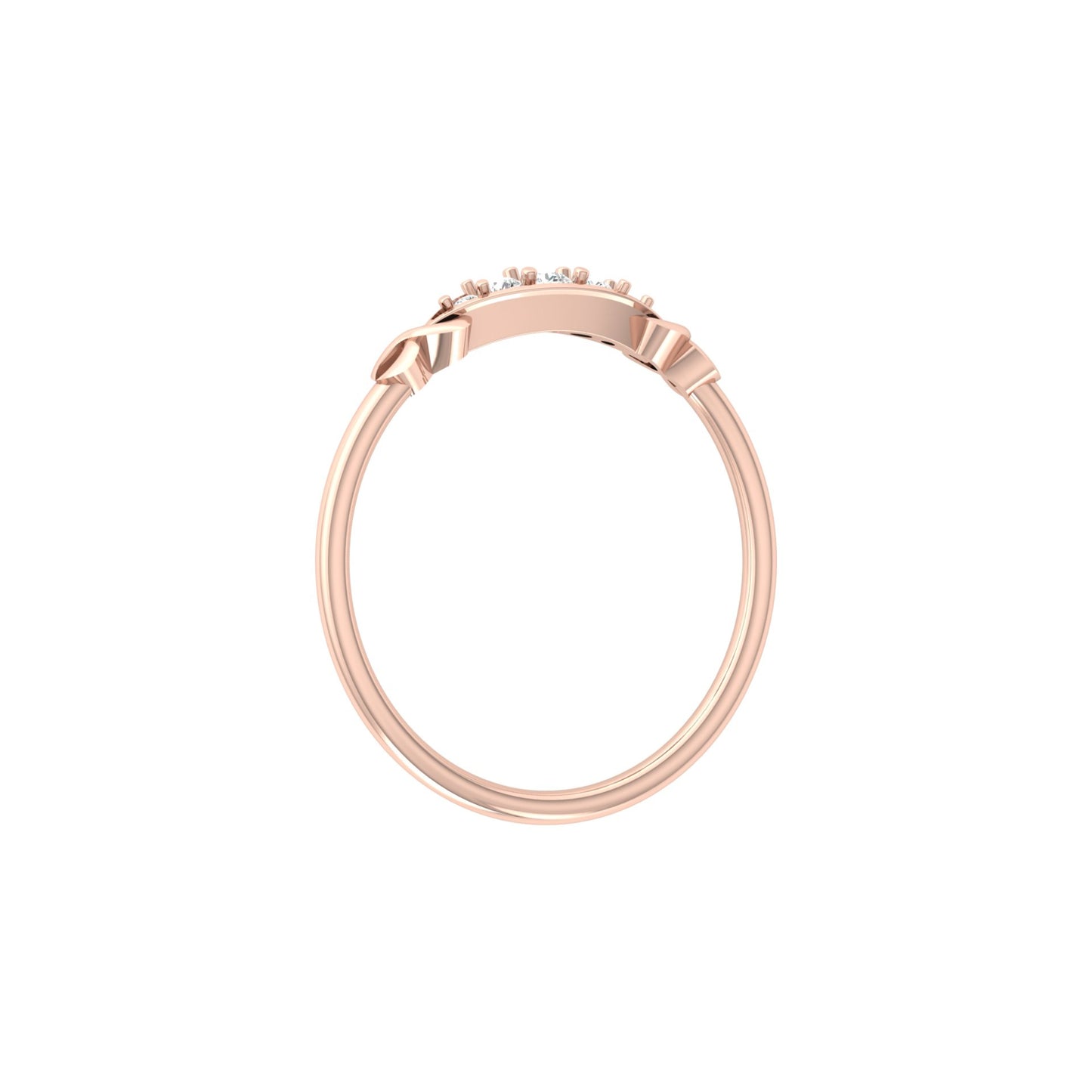 Round Cut Labgrown Or Natural Diamond Women jewelry Band Rings Unique & Charming - HIGHCARAT DIAMONDS