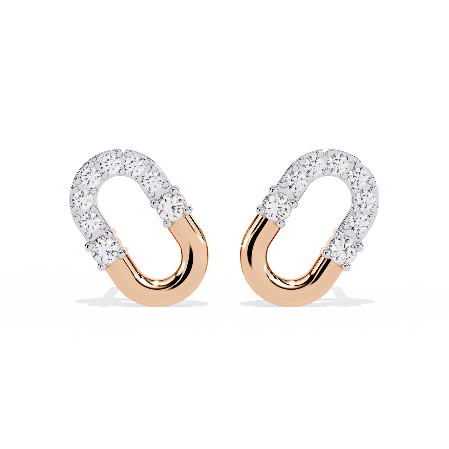 Round Cut Natural & Lab Grown Diamond  Antique Prong Set Unique Party Wear Stud Earring For Her - HIGHCARAT DIAMONDS