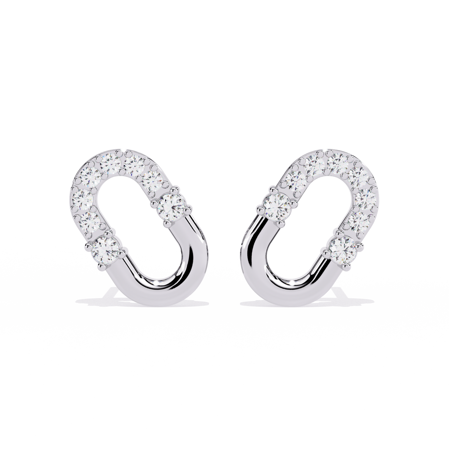 Round Cut Natural & Lab Grown Diamond  Antique Prong Set Unique Party Wear Stud Earring For Her - HIGHCARAT DIAMONDS