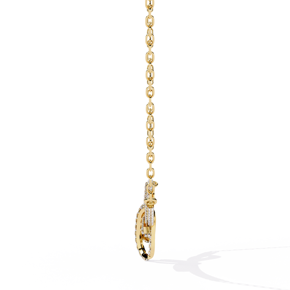 Round Cut Natural & Lab Grown  White Colorless Diamond Vintage Cluster Party Wear Anek Necklace Gift For anniversary - HIGHCARAT DIAMONDS