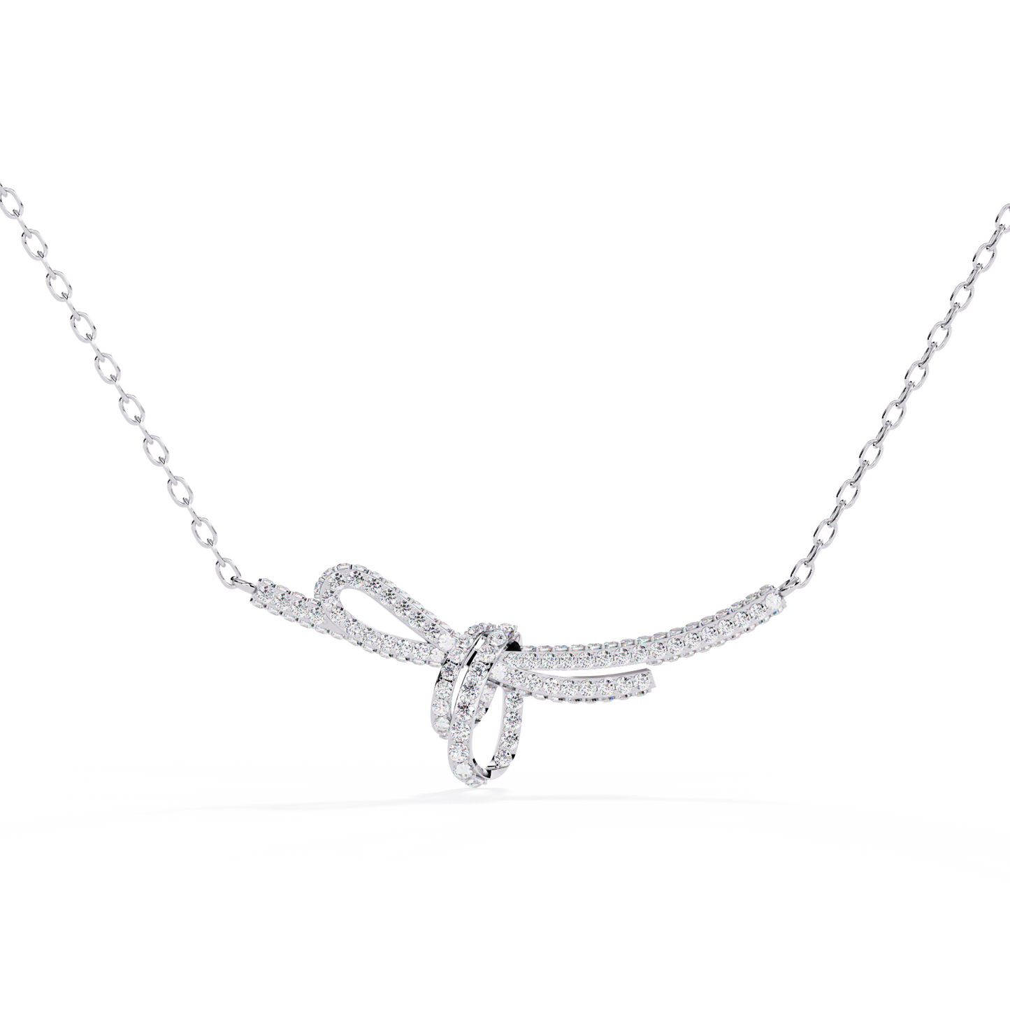 Round Cut Natural & Lab Grown  White Colorless Diamond Vintage Cluster Party Wear Anek Necklace Gift For anniversary - HIGHCARAT DIAMONDS