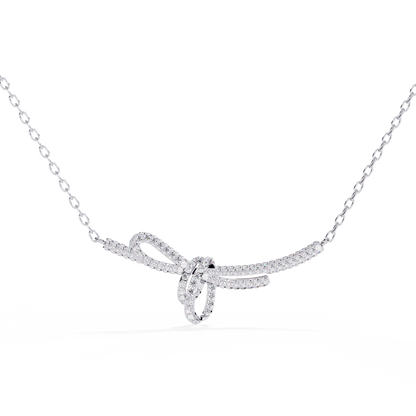 Round Cut Natural & Lab Grown  White Colorless Diamond Vintage Cluster Party Wear Anek Necklace Gift For anniversary - HIGHCARAT DIAMONDS