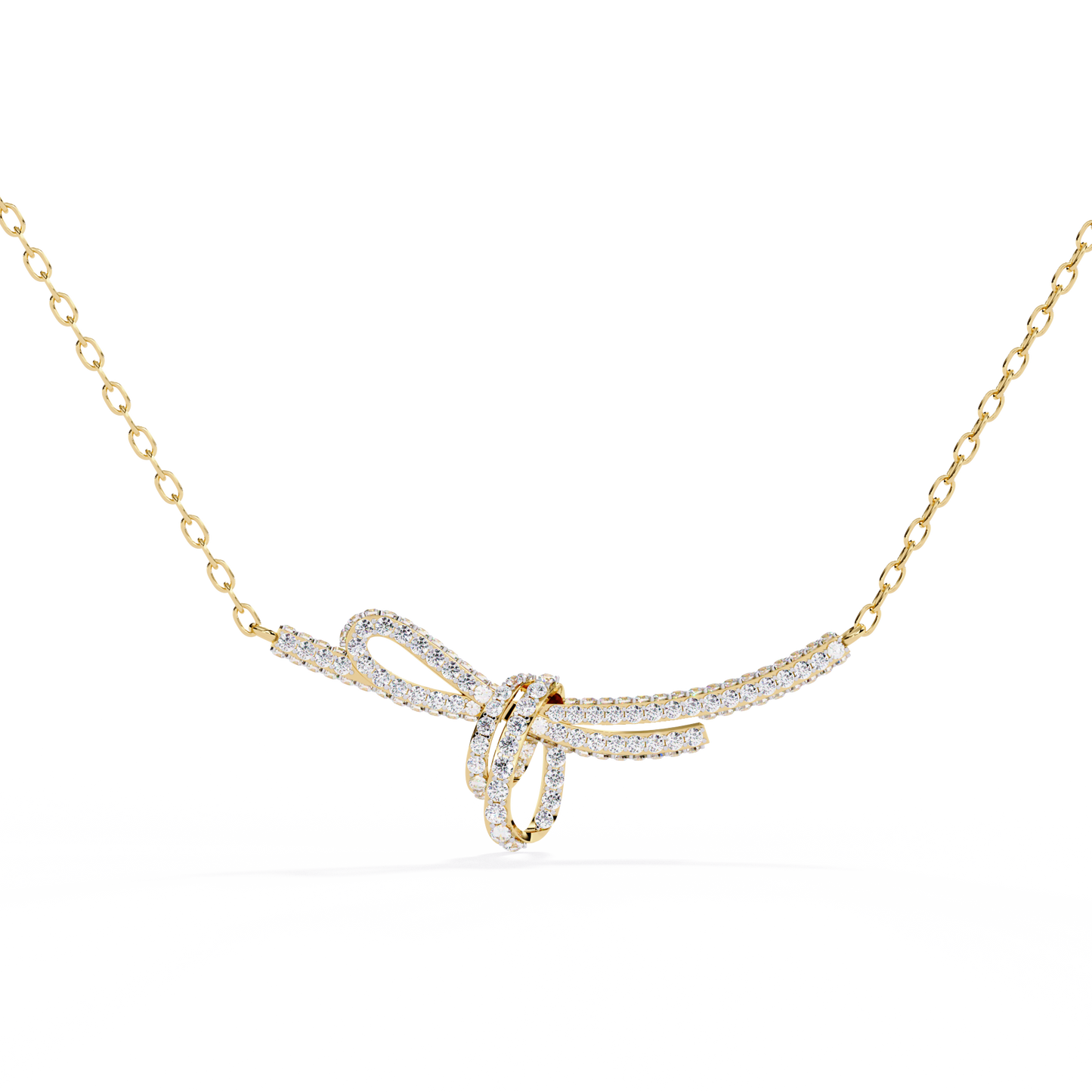 Round Cut Natural & Lab Grown  White Colorless Diamond Vintage Cluster Party Wear Anek Necklace Gift For anniversary - HIGHCARAT DIAMONDS